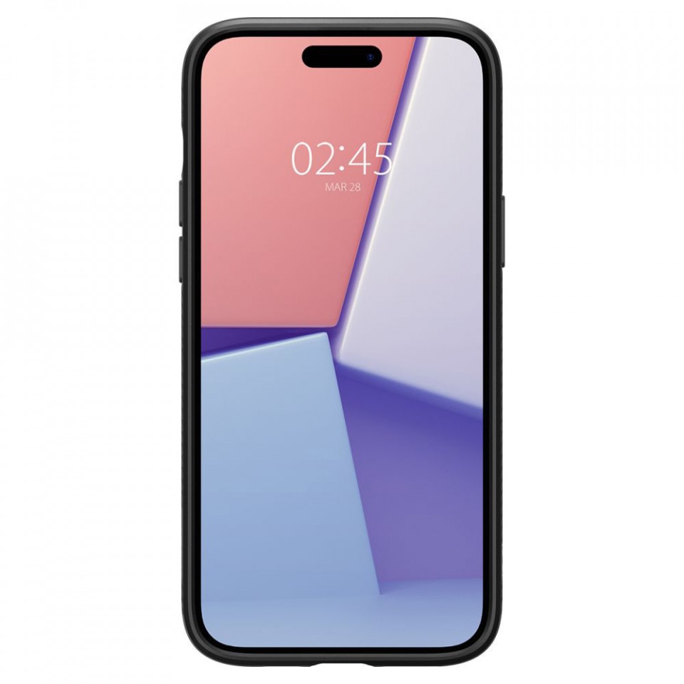 Husa pentru iPhone 15 - Spigen Liquid Air - Matte Black