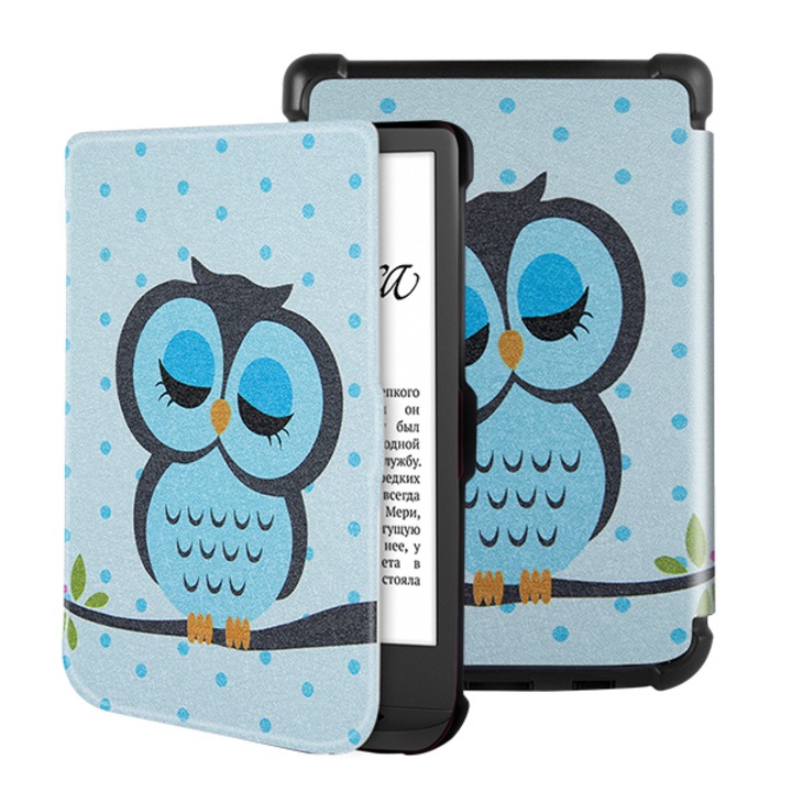 Калъф за Pocketbook 616-627-632, Бухал