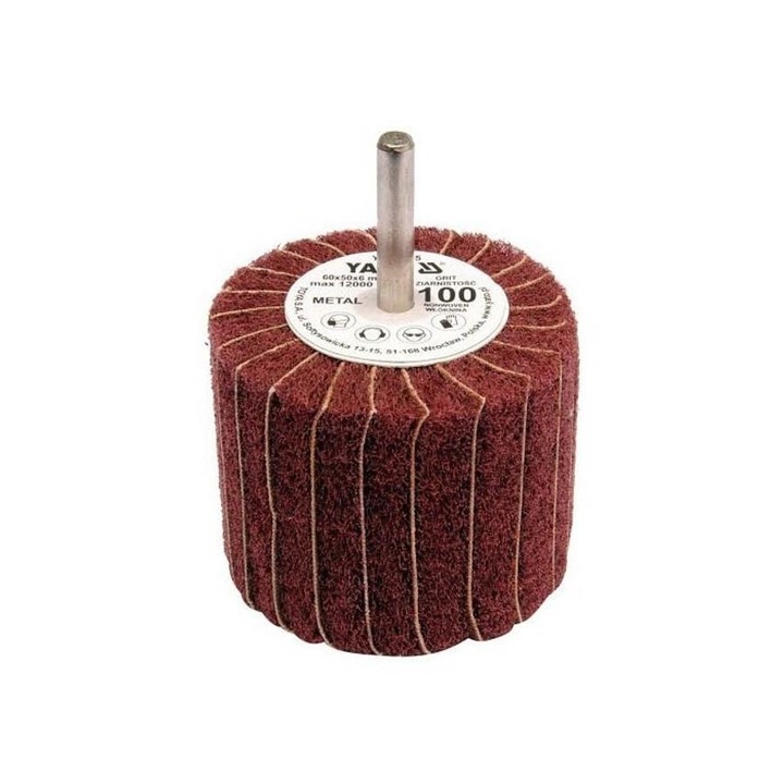 Yato csapos lamellás csiszoló 60x50x6 mm P150 kombinált