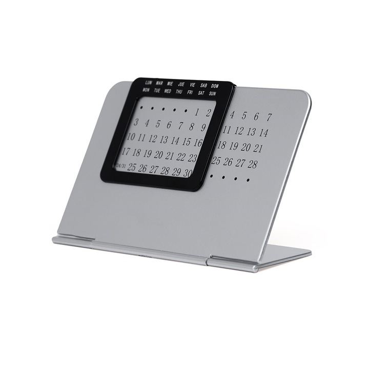 Calendar de birou universal pentru orice an, plastic