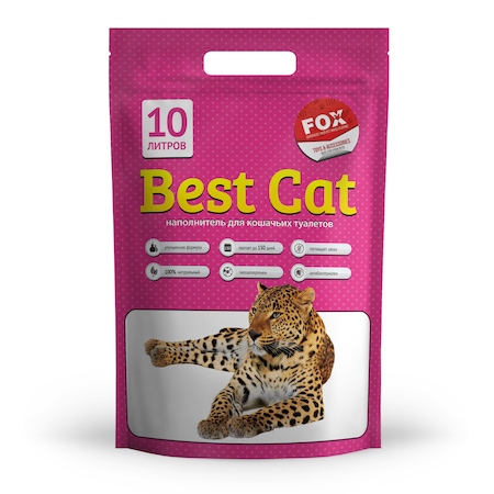Asternut igienic pentru pisici Best Cat, Floral, Silicat, 10l