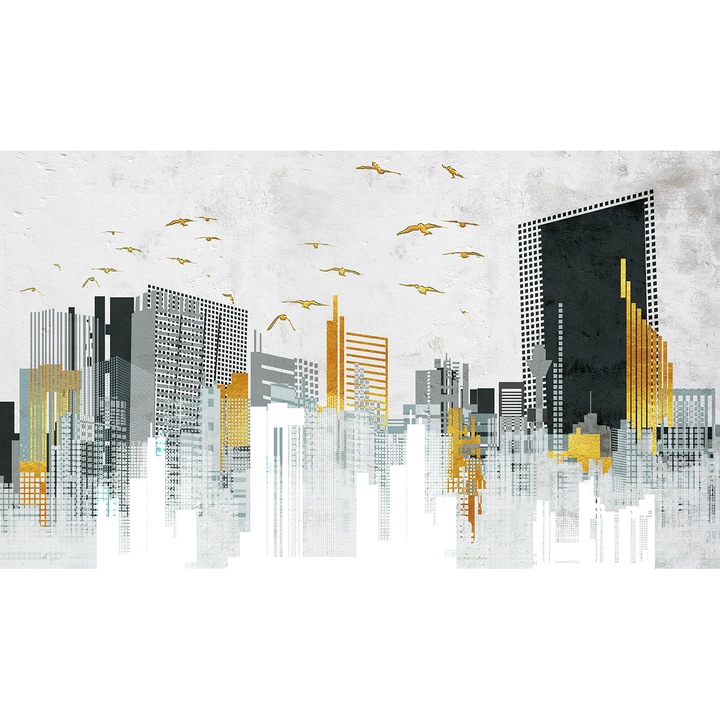 Fototapet fara imbinari H 300 x L 430 Abstract City