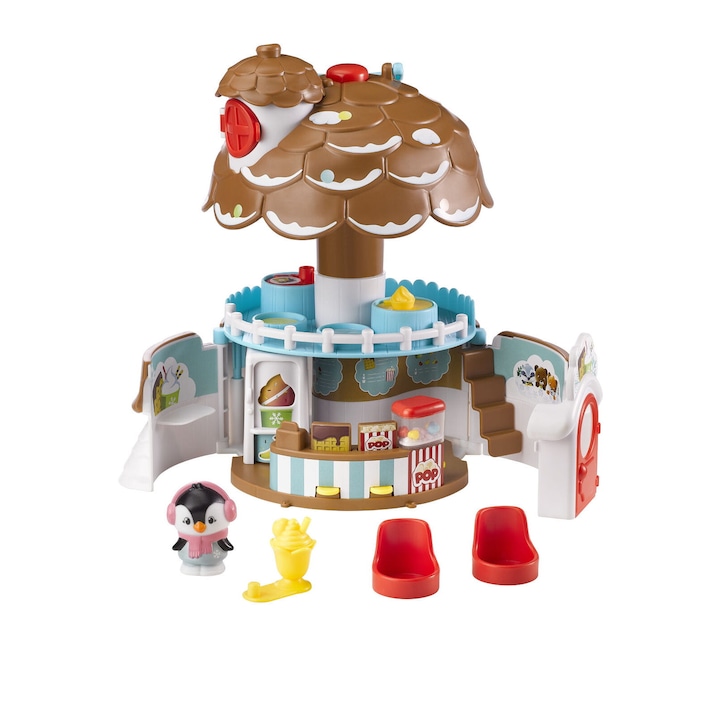 Къща от елхови шишарки със сладолед - Комплект тематична ролева игра