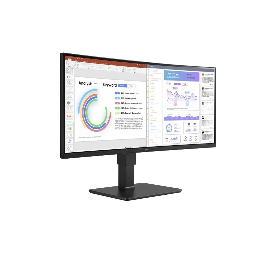 Monitor 34 inch LED LG Electronics 34BQ77QBB 3440 x 1440 pixeli, 60 Hz