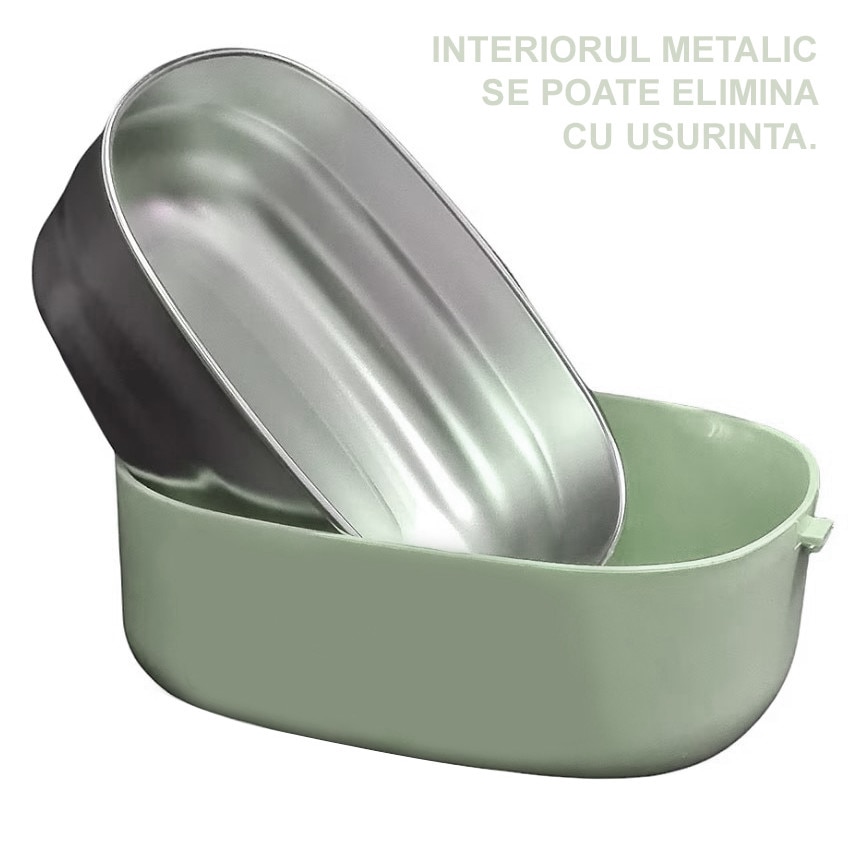 Кутия за обяд GREATON, За деца, За училище, Детска градина, Неръждаема ...
