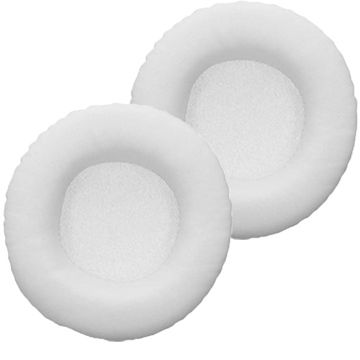 Set 2 bureti PadForce® pentru casti JBL E50BT, Synchros S500, 700, AKG K845, 545 - Spuma cu memorie - Alb