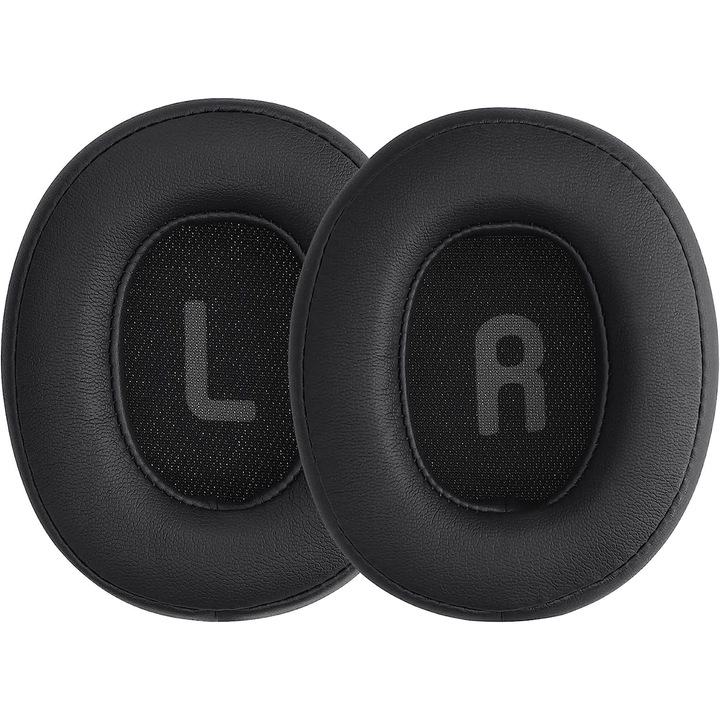 Set 2 bureti PadForce® pentru casti JBL Tune 700BT, 700BTNC, 710BT, 720BT, 750BTNC, T750BT, 760BTNC, 770NC - Spuma cu memorie - Negru