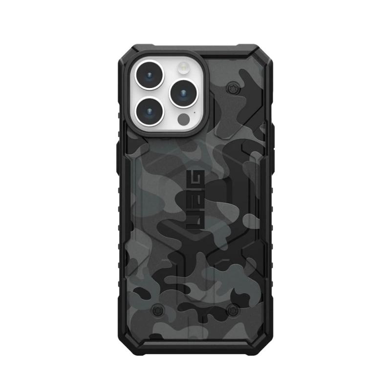 UAG Pathfinder SE MagSafe Case for Apple iPhone 15 Pro Max in Black  Midnight Camo