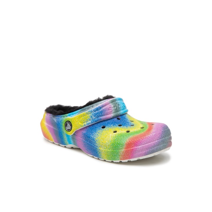 Papuci flip-flop copii, Crocs, Textil, Multicolor
