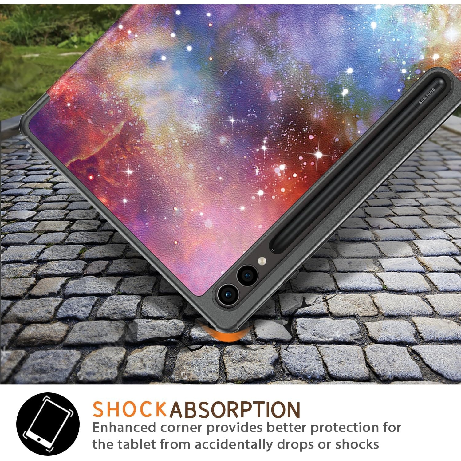 Husa Ultra Slim pentru Samsung Galaxy Tab S9 11.0", Smart Cover - Galaxy