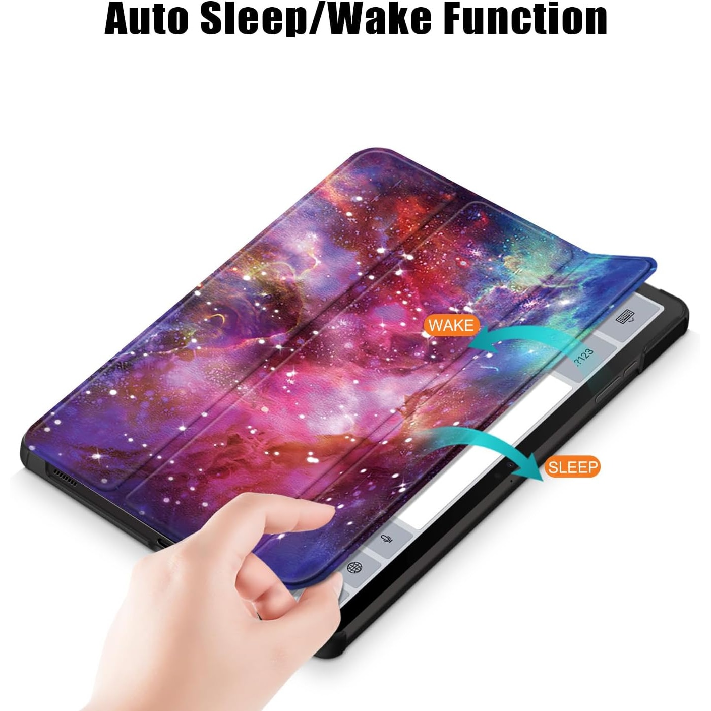 Husa Ultra Slim pentru Samsung Galaxy Tab S9 11.0", Smart Cover - Galaxy