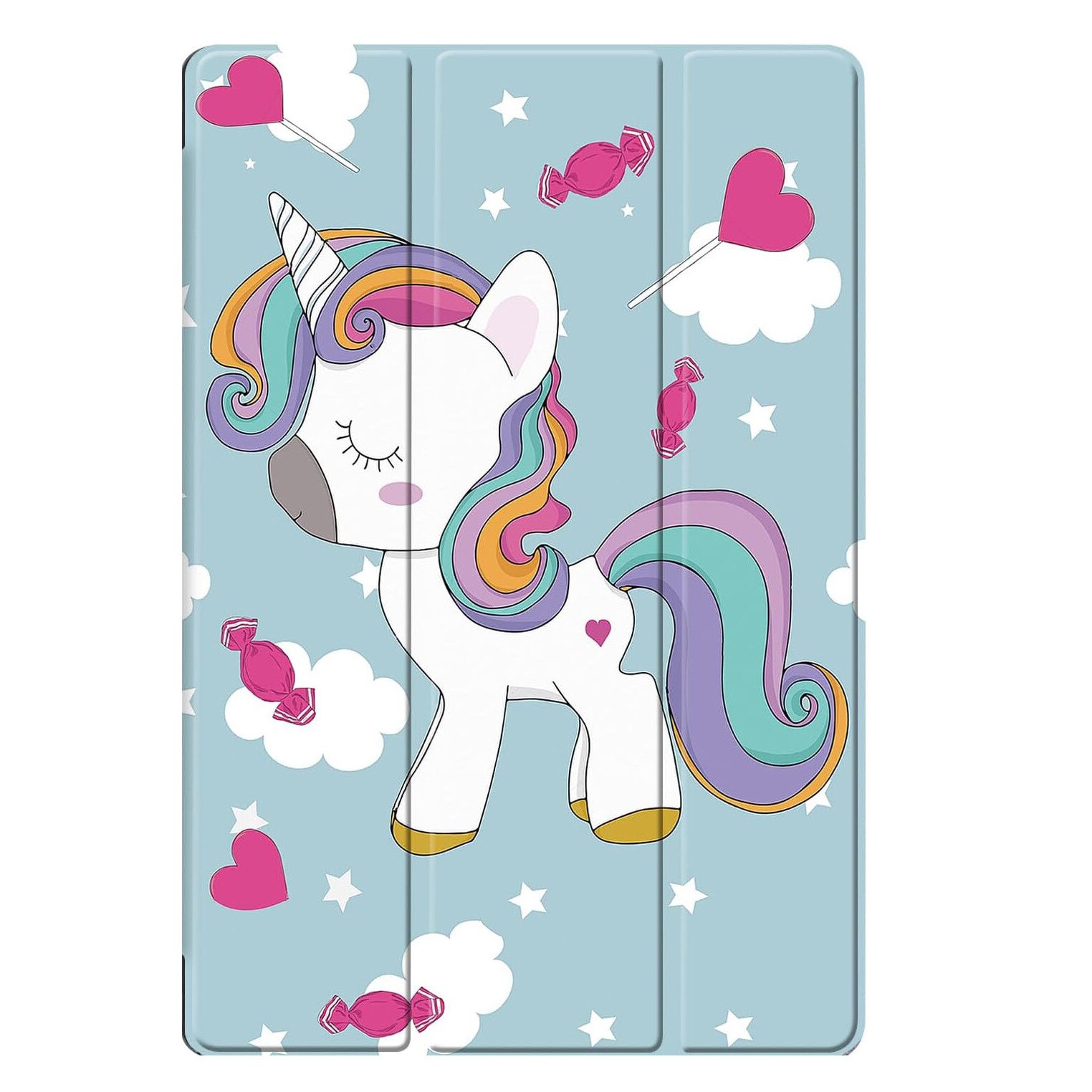Husa Ultra Slim pentru Samsung Galaxy Tab S9 11.0", Smart Cover - Unicorn