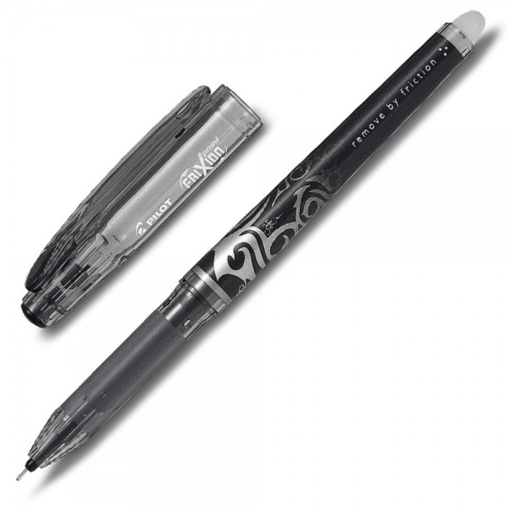 Roller Pilot Frixion Ball, 0.5 mm, Negru