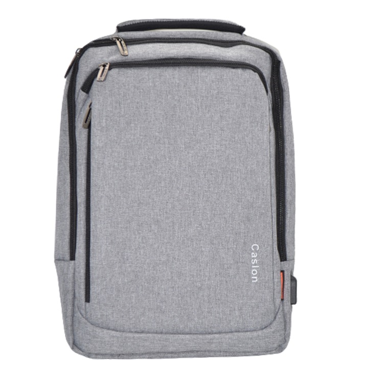 Rucsac pentru leptop 43 x 7 x 34 Caslon 817-2, Gri 16.6 inch