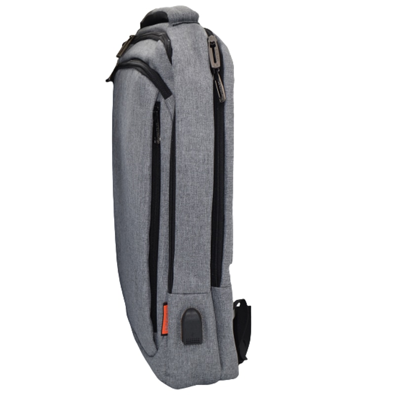 Rucsac pentru leptop 43 x 7 x 34 Caslon 817-2, Gri 16.6 inch