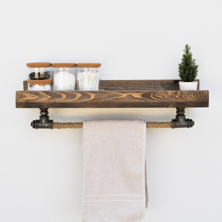 Boruraf 182 polc, Natúr, 60 x 15 x 17 cm