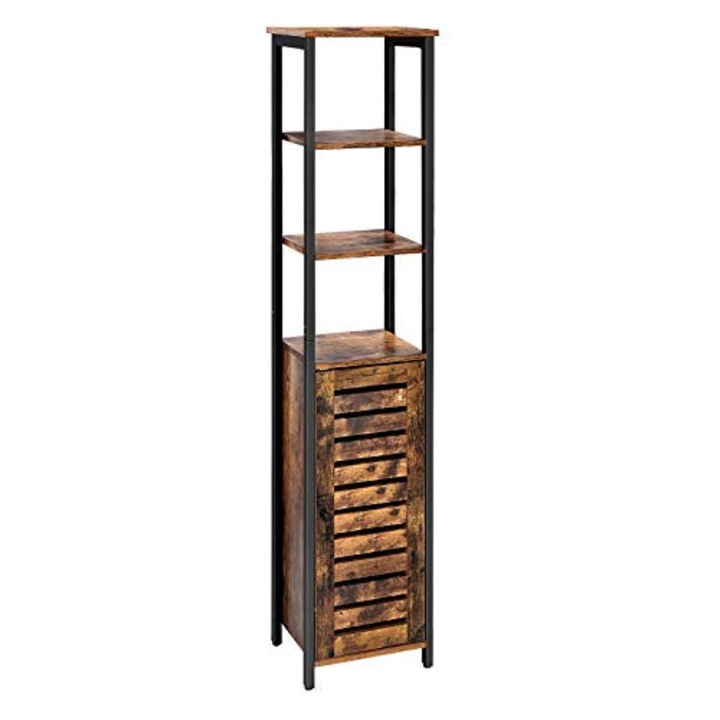 Рафт за съхранение, Vasagle, Rustic Brown, LSC37BX, 37 x 30 x 167 см