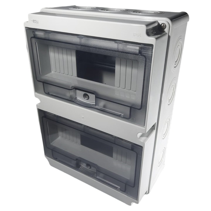 Tablou electric aplicat 20 module (2x10 module) din plastic ABS 290x210mm IP66