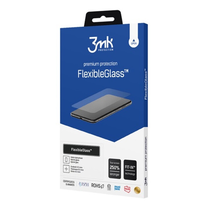 3mk flexible glass képernyővédő üveg, 2.5d, flexibilis, 0.3mm, 7h, átlátszó, kompatibilis: Huawei MediaPad M5 10.8 LTE