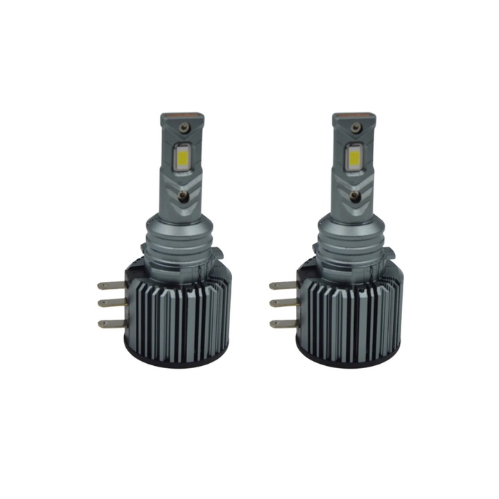 К-т 2 бр.автомобилни крушки, V20 H15, мощност 140W, 12000lm, 6000K