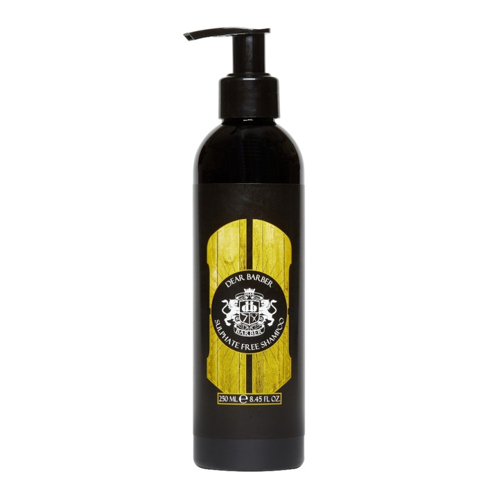 Sampon pentru par si barba fara sulfati, Bear Barber, 250ml
