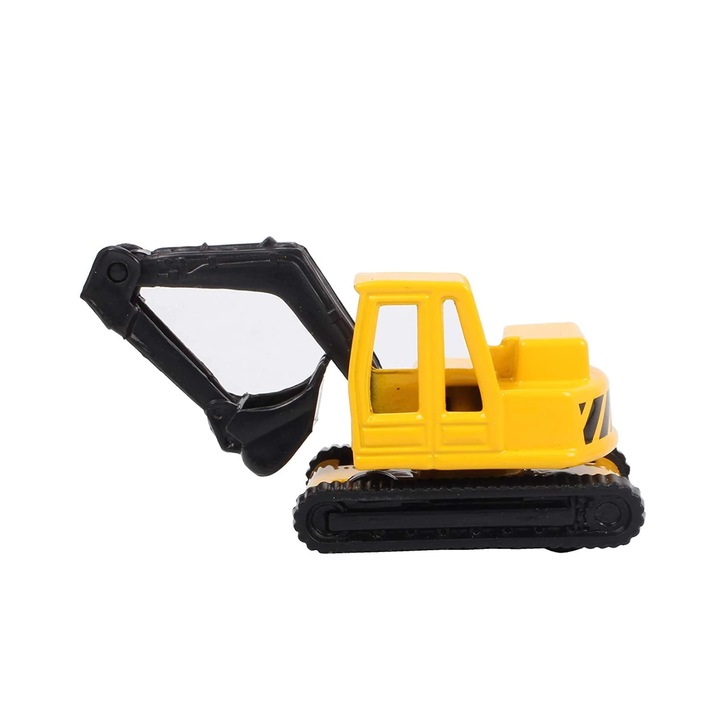 Багер, Siku, Пластмаса/Метал, 9,8 x 3,5 x 7,8 cm, 3+ години, Жълто/Сиво