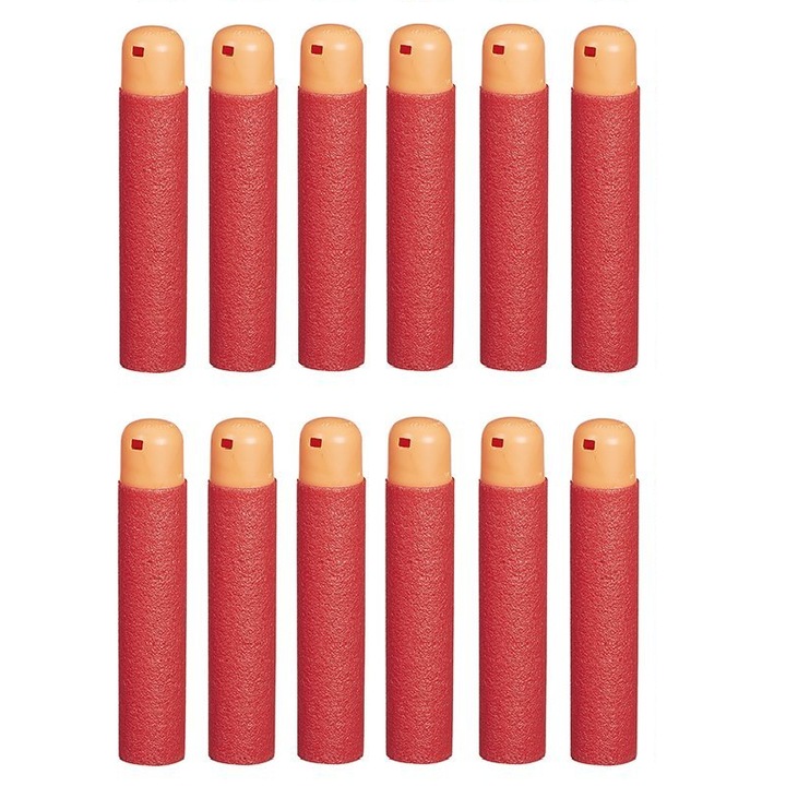 Ammo, Nerf, Red/Orange