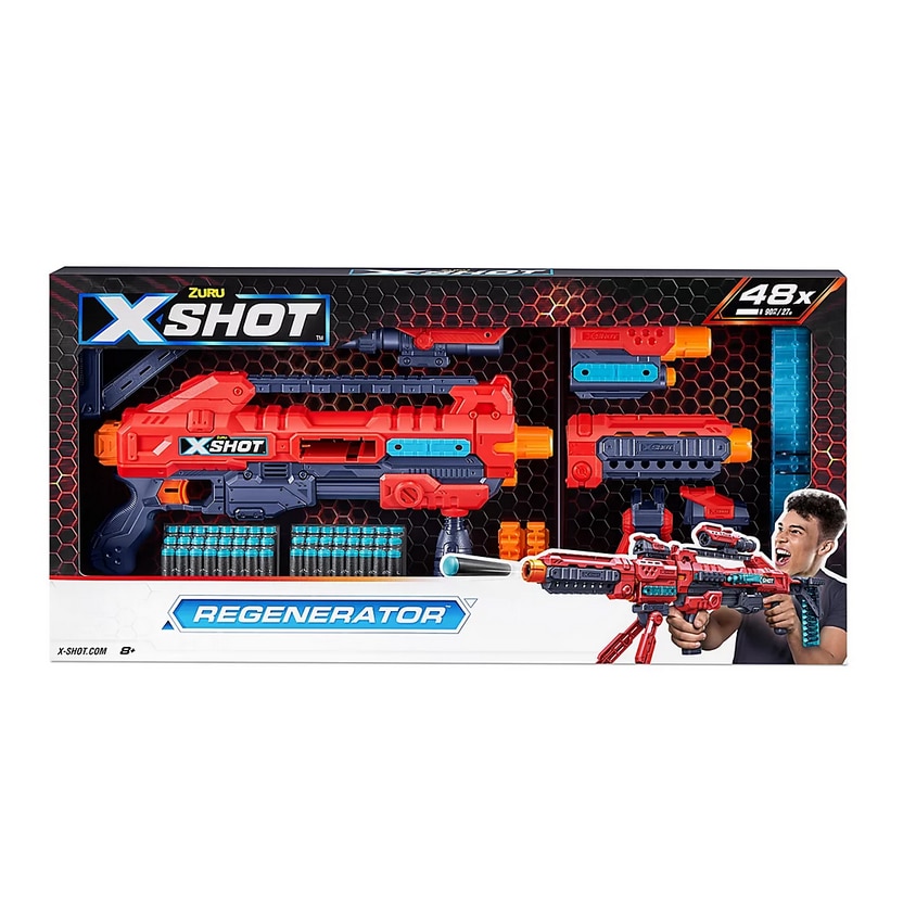 Set arma de jucarie, X-Shot, 8+ ani, Multicolor - eMAG.ro