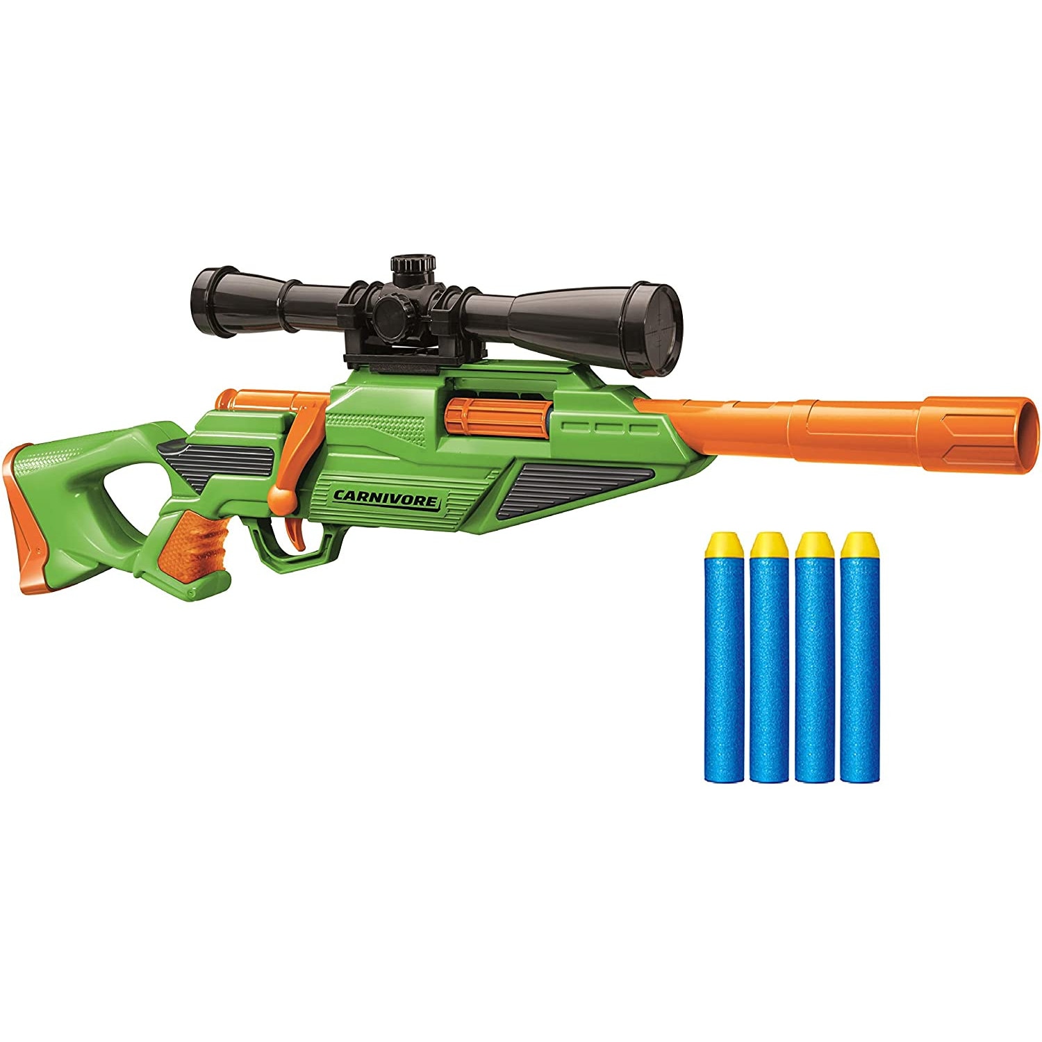Buzz Bee Air Warriors Carnivore + sageti Nerf Elite, 30 buc - eMAG.ro