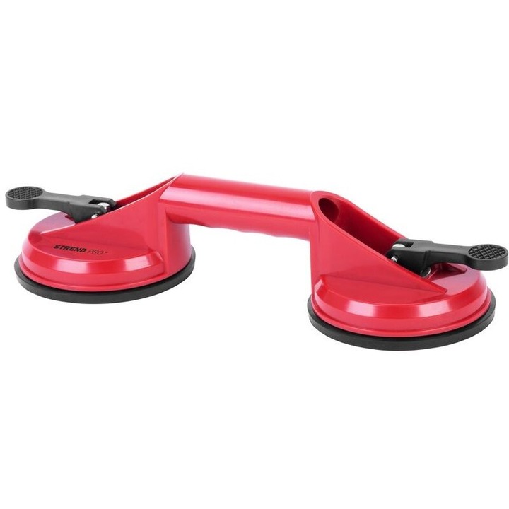 Ventuza dubla pentru parbriz, Strend Pro Premium, 127 mm, capacitate max 80 kg