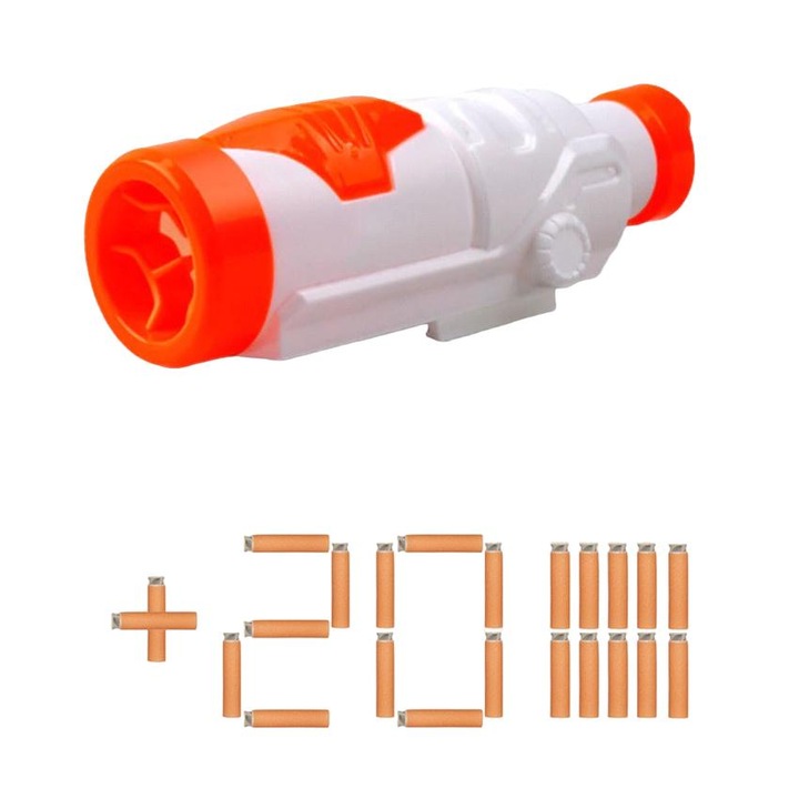 Set arma/accesorii, Nerf, 6+ ani, Multicolor