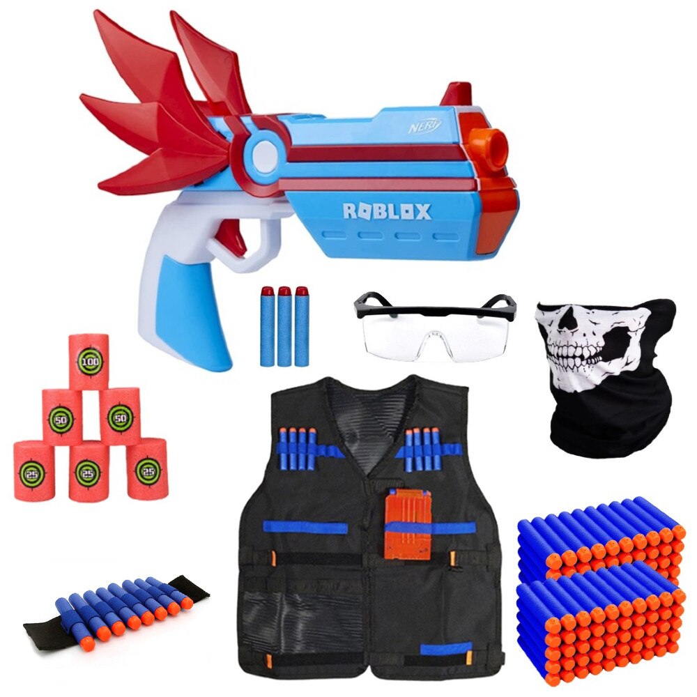 Set pistol Roblox/accesorii, Nerf, Plastic/Spuma, 30x20x5 cm ...