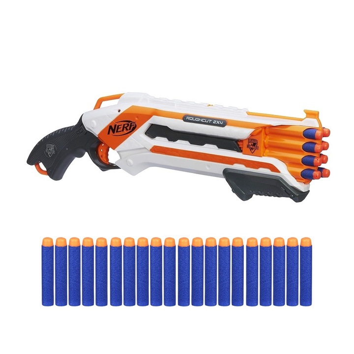 Set pusca + munitie, Nerf, Multicolor