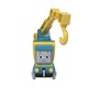 Locomotiva, Fisher Price, Metal, Galben/Albastru, 12 x 7.5 x 3.5 cm