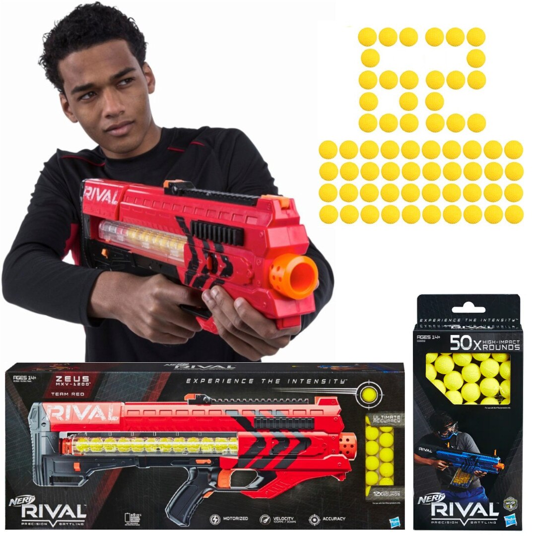 Set blaster/munitie, Nerf, 14+ ani, Multicolor - eMAG.ro