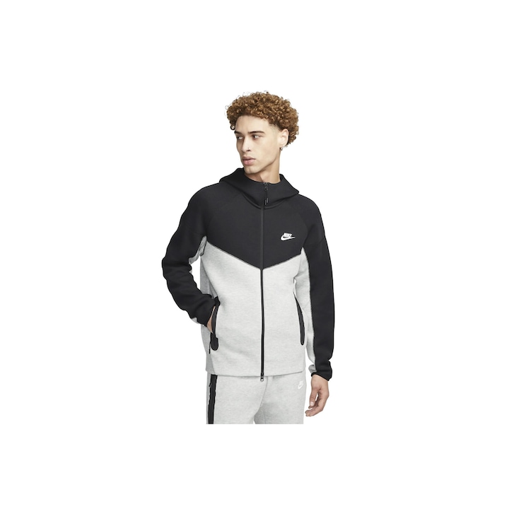 Суитшърт NIKE, Tech Fleece, Windrunner, FB7921-064, 27358, Черен