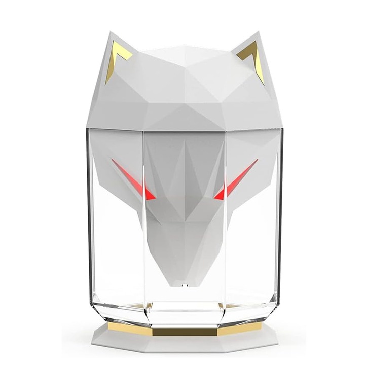 Párásító, RGB, 650ml, Fehér