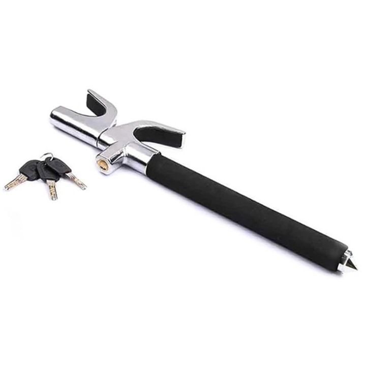 Antifurt volan, Aliaj, Argintiu/Negru