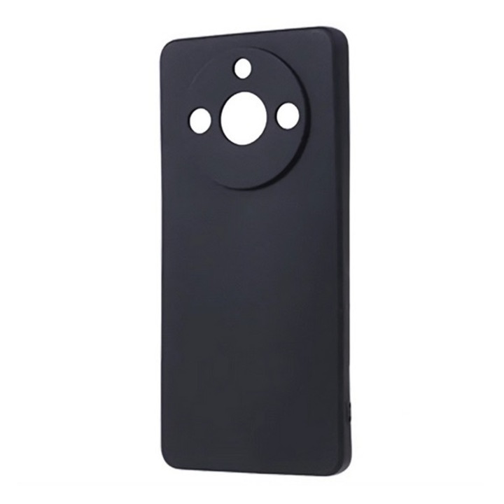 Gigapack szilikon mobiltelefon tok, matt, fekete, kompatibilis: Realme 11 Pro Plus / 11 Pro