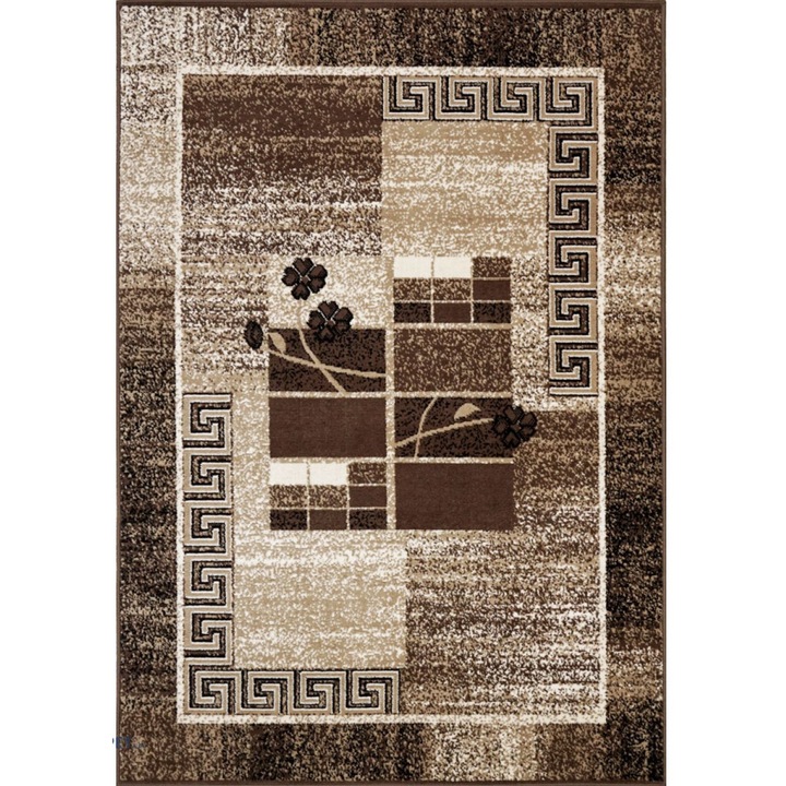 Modern szőnyeg, Luna 1815, barna/bézs, 140x200 cm, 1300 gr/m2