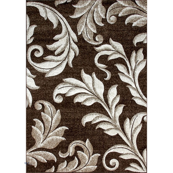 Modern szőnyeg, Luna 1833, barna/bézs, 140x200 cm, 1300 gr/m2