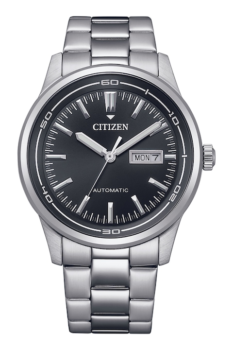 Citizen, Автоматичен часовник с метална верижка, Сребрист
