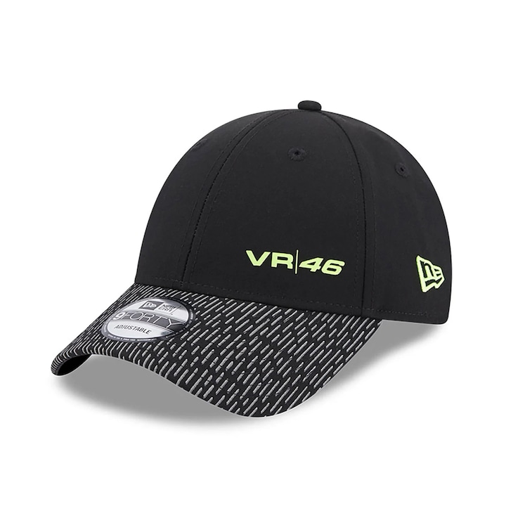 Регулируема шапка New Era с лого VR46, черна, 55-61 CM