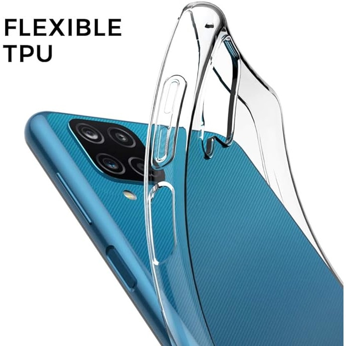 Husa Clear compatibila cu Samsung Galaxy A12, Protectie Completa, Anti-Drop, Slim Fit Case, Silicon TPU Flexibil, Transparenta