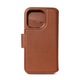 Husa de protectie din piele cu portofel detasabil Decoded compatibila MagSafe pentru iPhone 15 Pro, Tan