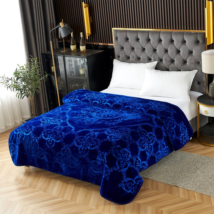 Patura Cocolino Gofrata, 200x240 cm, maro, PGU07