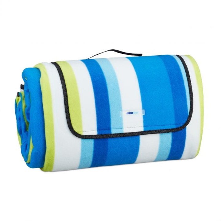 Водоустойчиво одеяло за пикник Relaxdays, Многоцветно, модел 24 200 x 300 cm