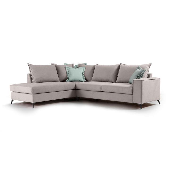 Coltar Dreapta, Pako World, Boston, Natural, 290x235x95 cm