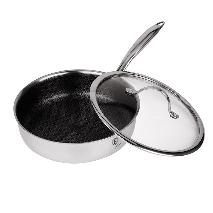 Дълбок тиган с капак, Berlinger Haus, 24 см, Eternal Collection