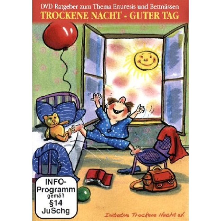 DVD útmutató JUP Trockene nacht - Guten Tag *4480171-1 10-184/353SM/344SM, Enuresis és ágybavizelés témában, Németül